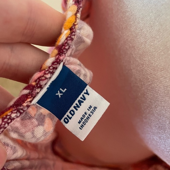 Old Navy Pink and Orange Floral Dress - Picture 5 of 5